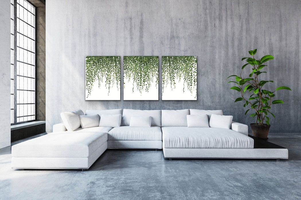 Hanging Ivy - Three Piece Art Print  of Hanging Ivy Wall Art, Wall Art, Ozark Home 