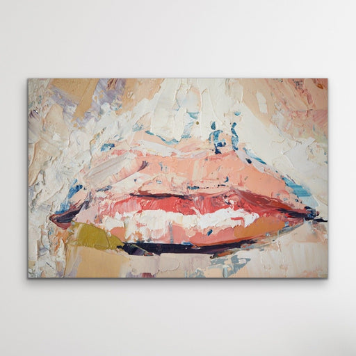 Her Lips - Portrait Print On Canvas Or Paper, Wall Art, Ozark Home 