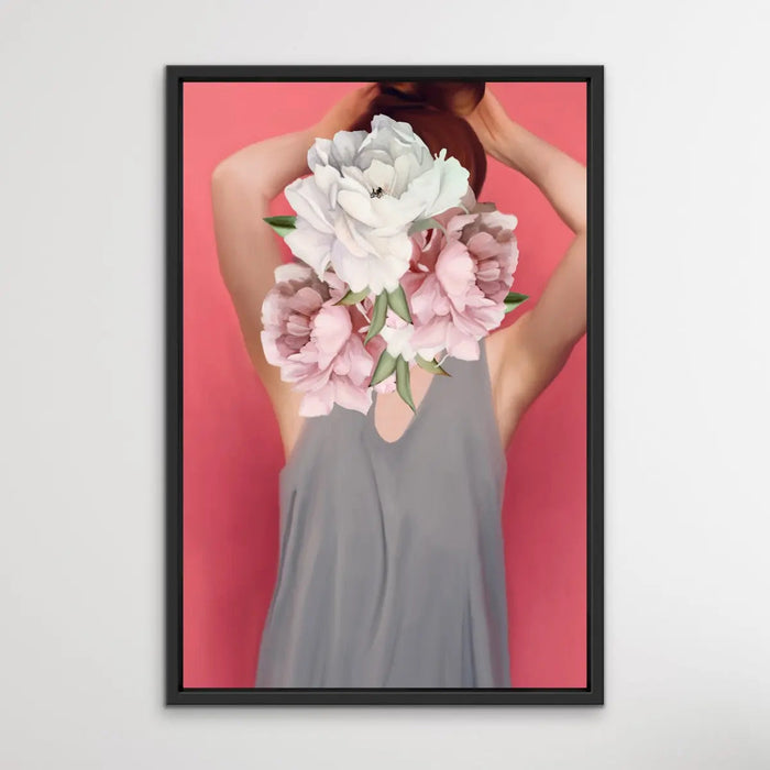 Her Secret Life Print Three - Women With Flowers Artwork Series