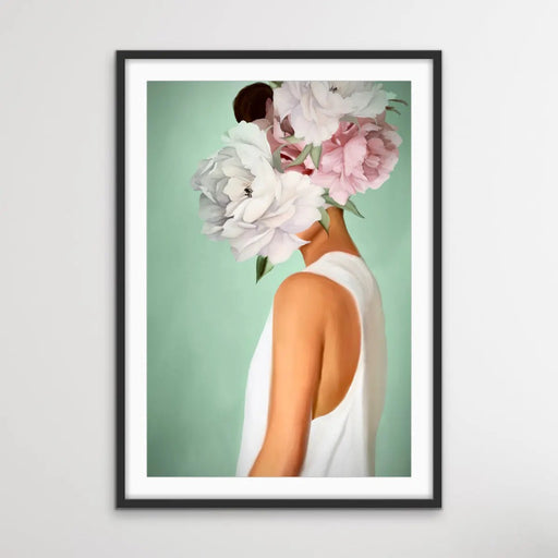 Her Secret Life Print Two - Women With Flowers Artwork Series, Wall Art, Ozark Home 