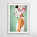 Her Secret Life Print Two - Women With Flowers Artwork Series, Wall Art, Ozark Home 