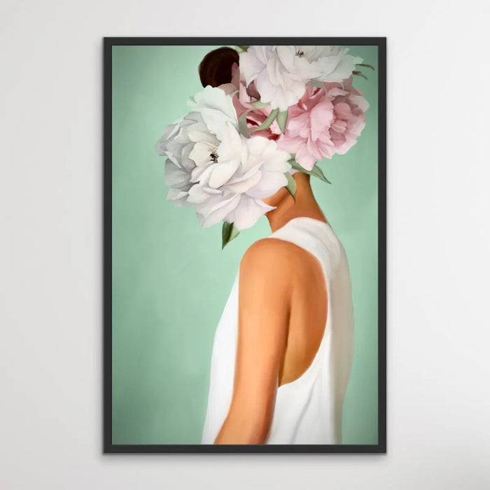 Her Secret Life Print Two - Women With Flowers Artwork Series, Wall Art, Ozark Home 