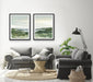 Hillside - Two Piece Landscape Print Set, Wall Art, Ozark Home 