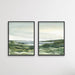 Hillside - Two Piece Landscape Print Set, Wall Art, Ozark Home 