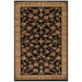 Inkaya Black & Gold Floral Motif Vintage Rug, Rugs, Ozark Home 