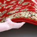 Inkaya Red & Gold Floral Motif Vintage Runner Rug, Rugs, Ozark Home 