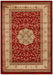 Inkaya Red & Gold Floral Medallion Vintage Rug, Rugs, Ozark Home 