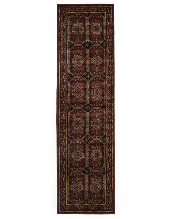 Inkaya Red & Gold Oriental Coin Vintage Rug, Rugs, Ozark Home 