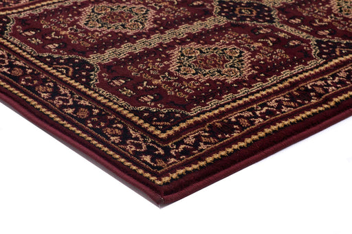 Inkaya Red & Gold Oriental Coin Vintage Runner Rug, Rugs, Ozark Home 