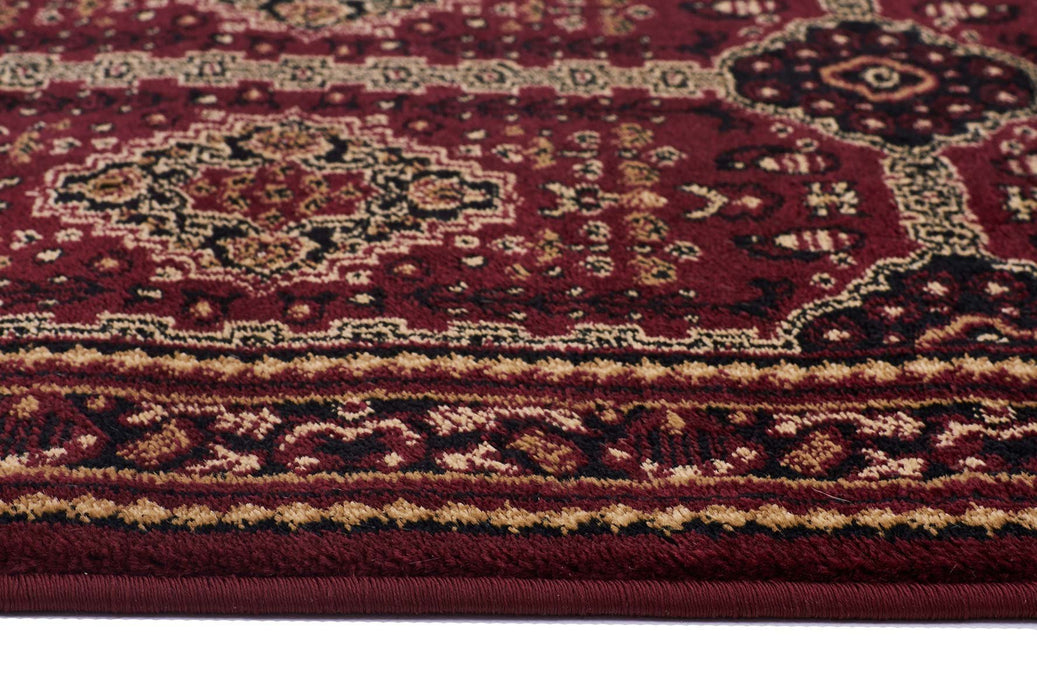 Inkaya Red & Gold Oriental Coin Vintage Rug, Rugs, Ozark Home 