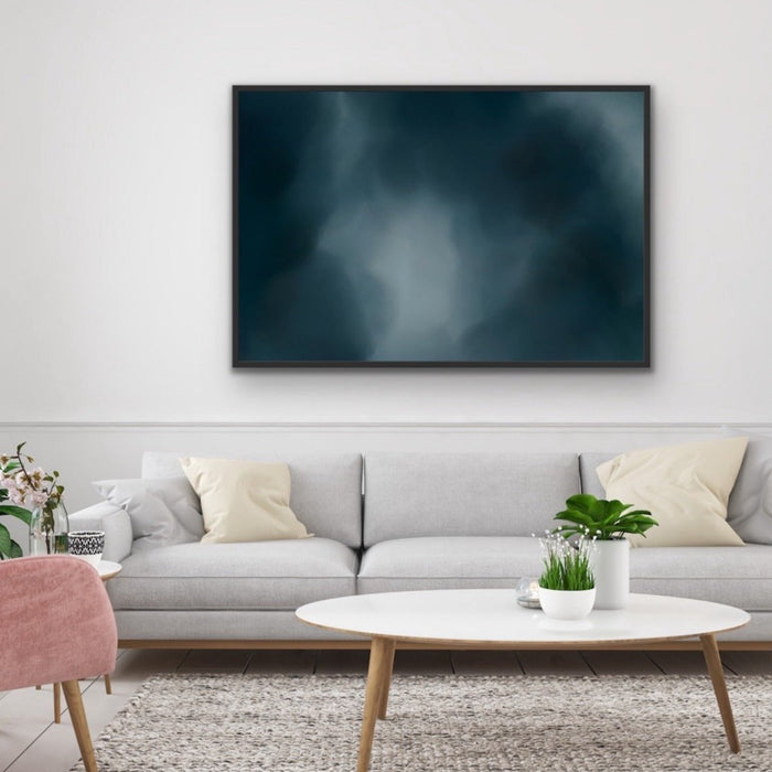 Introspection - Dark Storm Cloud Stretched Canvas Wall Art