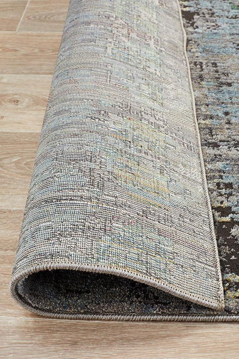 Juhayna Blue & Grey Faded Transitional Contemporary Rug, Rugs, Ozark Home 