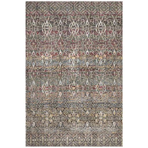 Juhayna Multicoloured Faded Transitional Teardrop Contemporary Rug, Rugs, Ozark Home 