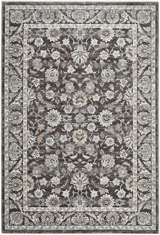 Itsa Grey Classic Floral Motif Pattern Vintage Rug, Rugs, Ozark Home 