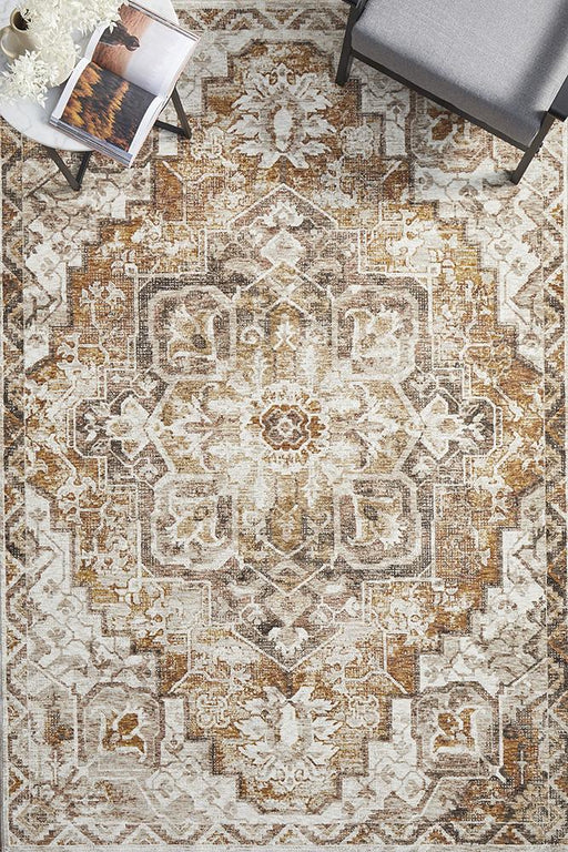 Itsa Gold Classic Floral Ornament Vintage Rug, Rugs, Ozark Home 