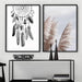 Dreamcatcher in Black and White - Art Print, Wall Art, Ozark Home 