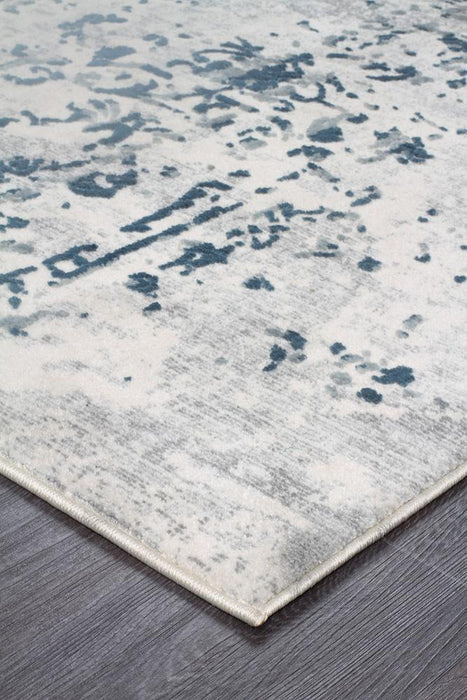 Karaburun Grey Faded Transitional Abstract Contemporary Rug, Rugs, Ozark Home 