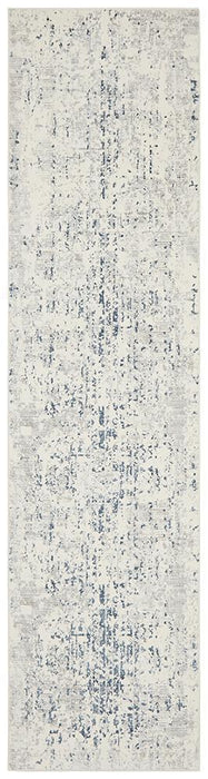 Karaburun White Faded Transitional Abstract Contemporary Rug, Rugs, Ozark Home 