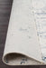 Karaburun White Faded Transitional Abstract Contemporary Rug, Rugs, Ozark Home 