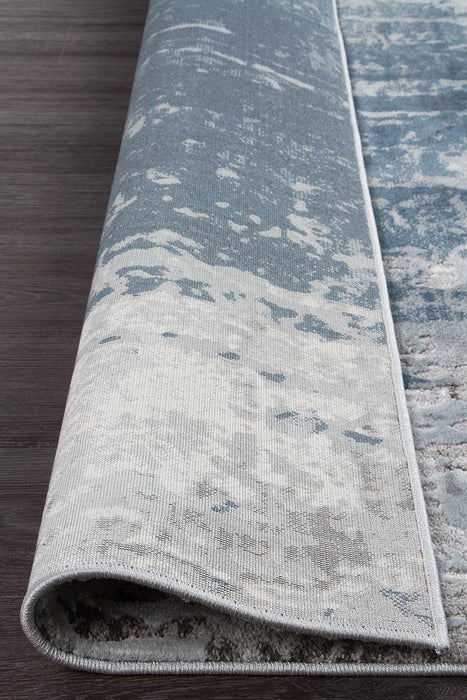 Karaburun Blue Faded Transitional River Contemporary Rug, Rugs, Ozark Home 