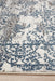 Karaburun White & Blue Faded Transitional Contemporary Runner Rug, Rugs, Ozark Home 