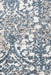 Karaburun White & Blue Faded Transitional Contemporary Runner Rug, Rugs, Ozark Home 