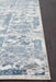 Karaburun White & Blue Faded Transitional Contemporary Rug, Rugs, Ozark Home 
