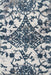 Karaburun White & Blue Faded Transitional Contemporary Rug, Rugs, Ozark Home 