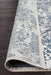 Karaburun White & Blue Faded Transitional Contemporary Rug, Rugs, Ozark Home 