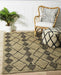 Korba Natural Tribal Diamond Pattern Handwoven Jute Rug, Rugs, Ozark Home 