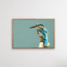 Kingfisher- Turquoise Australian Bird Canvas And Art Print, Wall Art, Ozark Home 