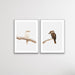 Kookaburra Pair - Two Piece Kookaburra Photographic Print Set on White, Wall Art, Ozark Home 