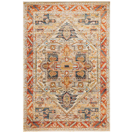 Limonlu Rust Tribal Geometric Motif Vintage Rug, Rugs, Ozark Home 