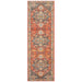 Limonlu Terracotta Tribal Geometric Motif Vintage Runner Rug, Rugs, Ozark Home 