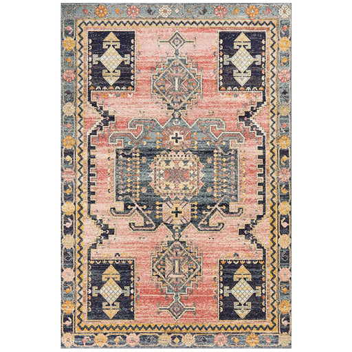 Limonlu Earth Tribal Distressed Medallion Vintage Rug, Rugs, Ozark Home 