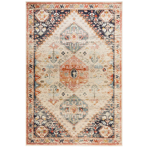 Limonlu Autumn Tribal Geometric Aztec Medallion Vintage Rug, Rugs, Ozark Home 