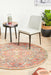 Limonlu Crimson Round Distressed Oriental Motif Vintage Rug, Rugs, Ozark Home 