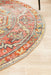 Limonlu Crimson Round Distressed Oriental Motif Vintage Rug, Rugs, Ozark Home 