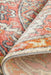 Limonlu Crimson Round Distressed Oriental Motif Vintage Rug, Rugs, Ozark Home 