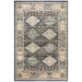 Limonlu Navy Distressed Diamond Motif Vintage Rug, Rugs, Ozark Home 