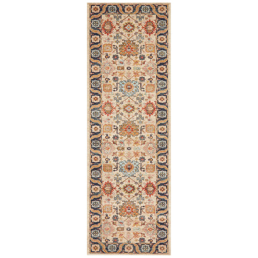 Limonlu Dune Distressed Ornamental Floral Motif Vintage Runner Rug, Rugs, Ozark Home 