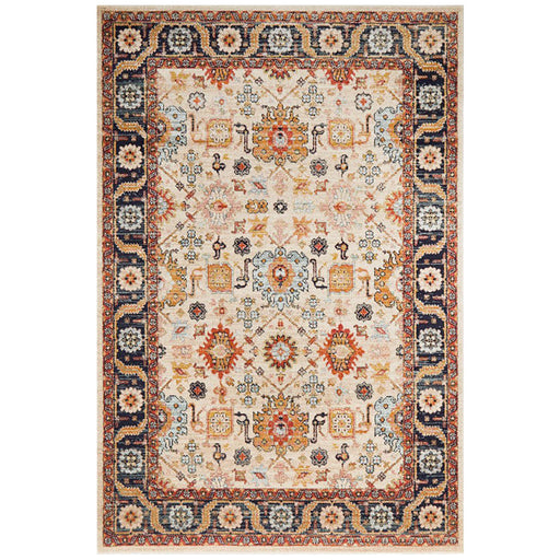 Limonlu Dune Distressed Ornamental Floral Motif Vintage Rug, Rugs, Ozark Home 