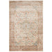 Limonlu Papyrus Distressed Ornamental Floral Motif Vintage Rug, Rugs, Ozark Home 