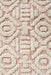 Lakheri Peach & Ivory Geometric Abstract Contemporary Rug, Rugs, Ozark Home 