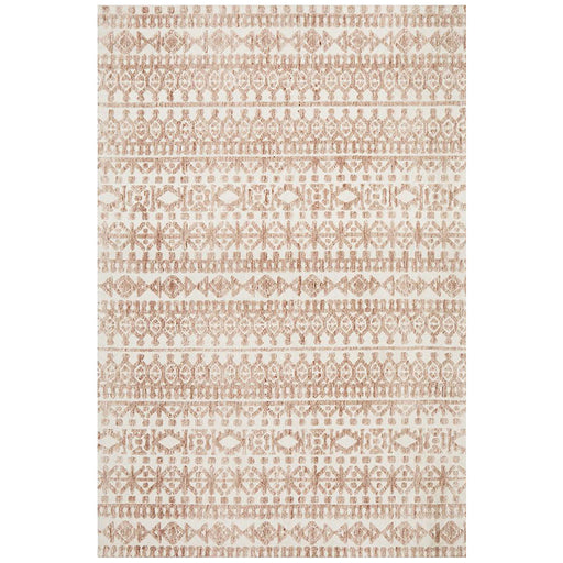 Lakheri Peach & Ivory Geometric Abstract Tribal Contemporary Rug, Rugs, Ozark Home 