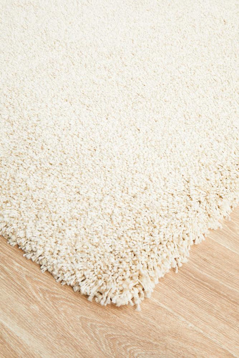 Lacin Cream Soft Shag Rug, Rugs, Ozark Home 