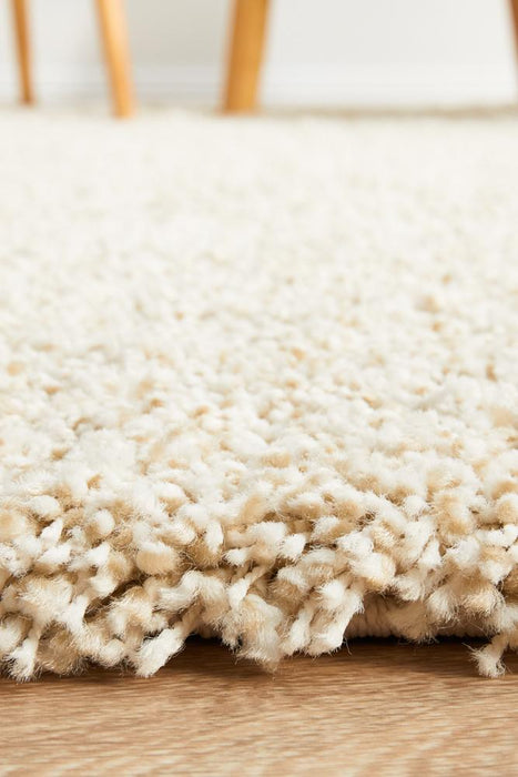 Lacin Cream Soft Shag Rug, Rugs, Ozark Home 