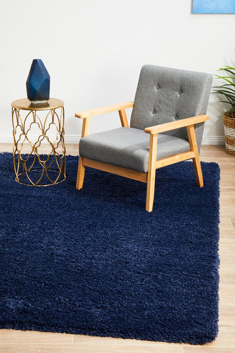 Lacin Denim Soft Shag Rug, Rugs, Ozark Home 