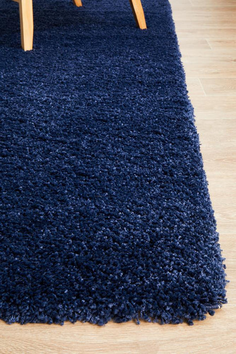 Lacin Denim Soft Shag Rug, Rugs, Ozark Home 