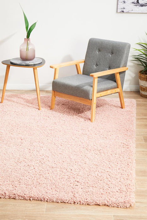 Lacin Pink Soft Shag Rug, Rugs, Ozark Home 